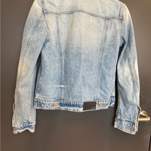 AMIRI S EUC Blue Jean Jacket Timeless Trucker Style - Picture 3 of 16
